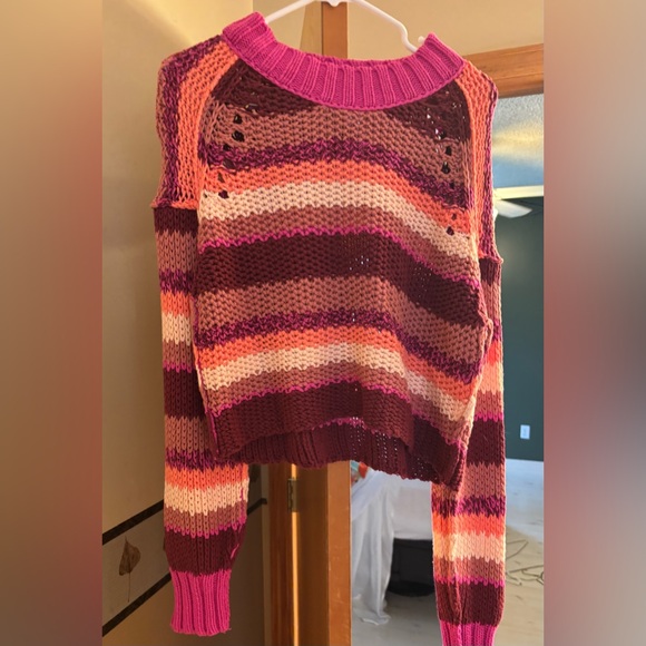 Free People Multicolor Striped Sweater - Picture 1 of 2